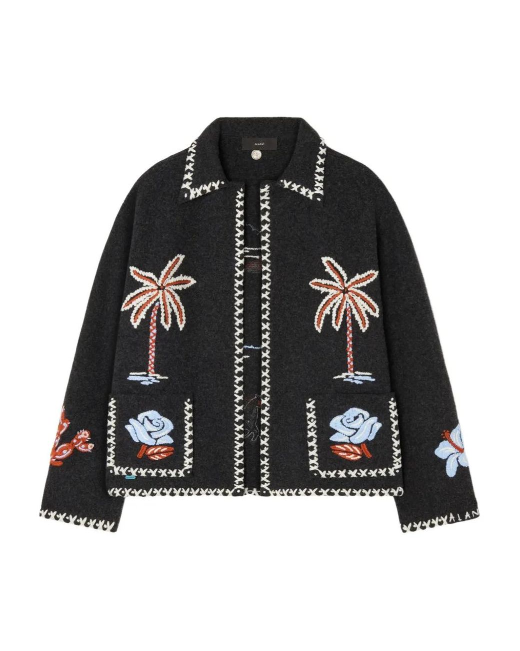 Alanui Black Remember Me Jacke