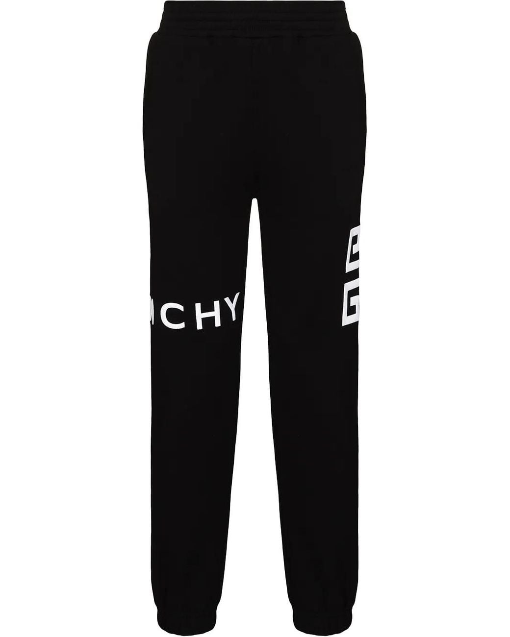 Givenchy Black 4G Embroidered Joggers for men