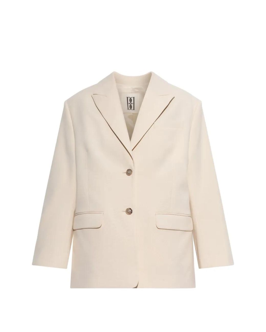 By Malene Birger Natural Einreihiger Adele Blazer