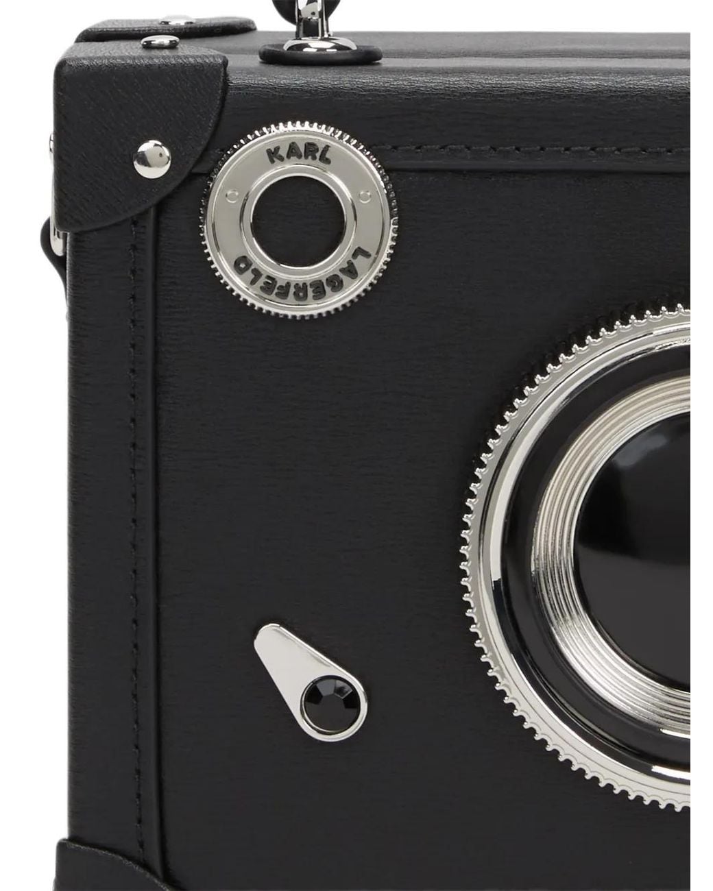 Karl Lagerfeld Black K/Novelty Trunk Camera Bag