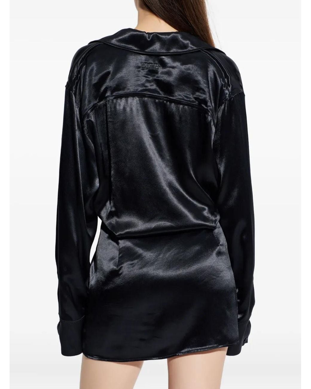 The Attico Black Mini Dress