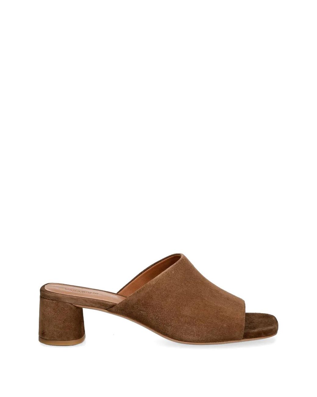 Vagabond Brown Sandales Style Mules Piper En Daim