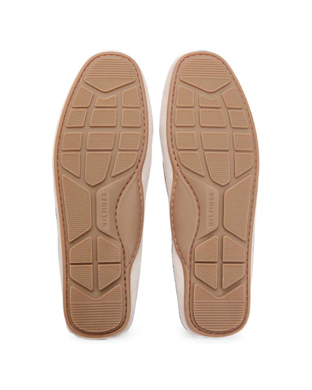 Tommy Hilfiger White Suede Penny Loafers for men