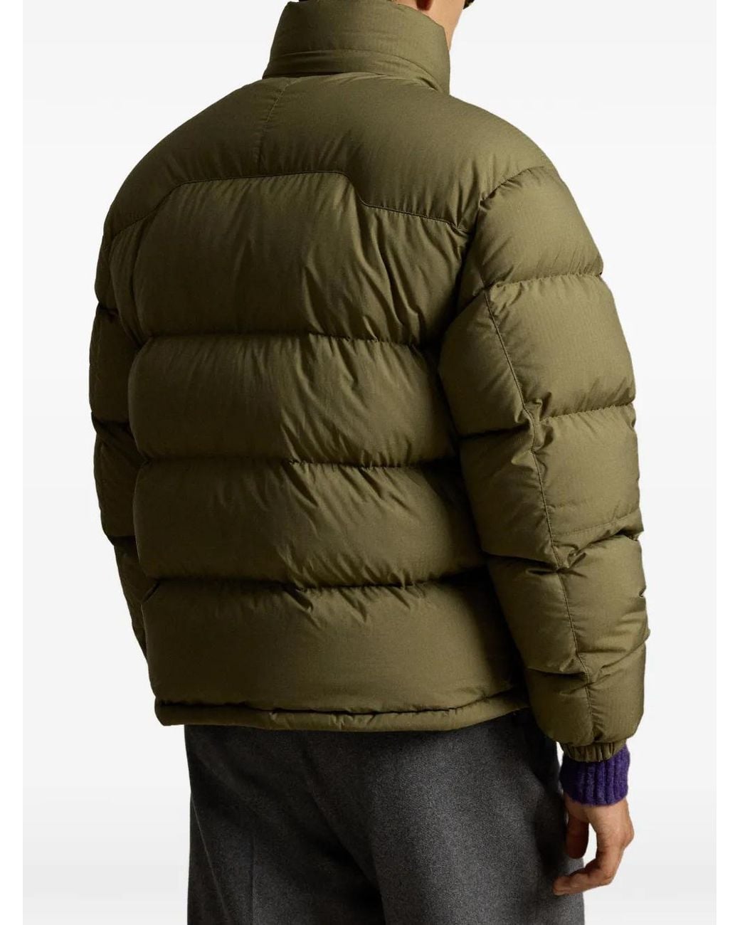 Polo Ralph Lauren Green Graham Hooded Padded Jacket for men