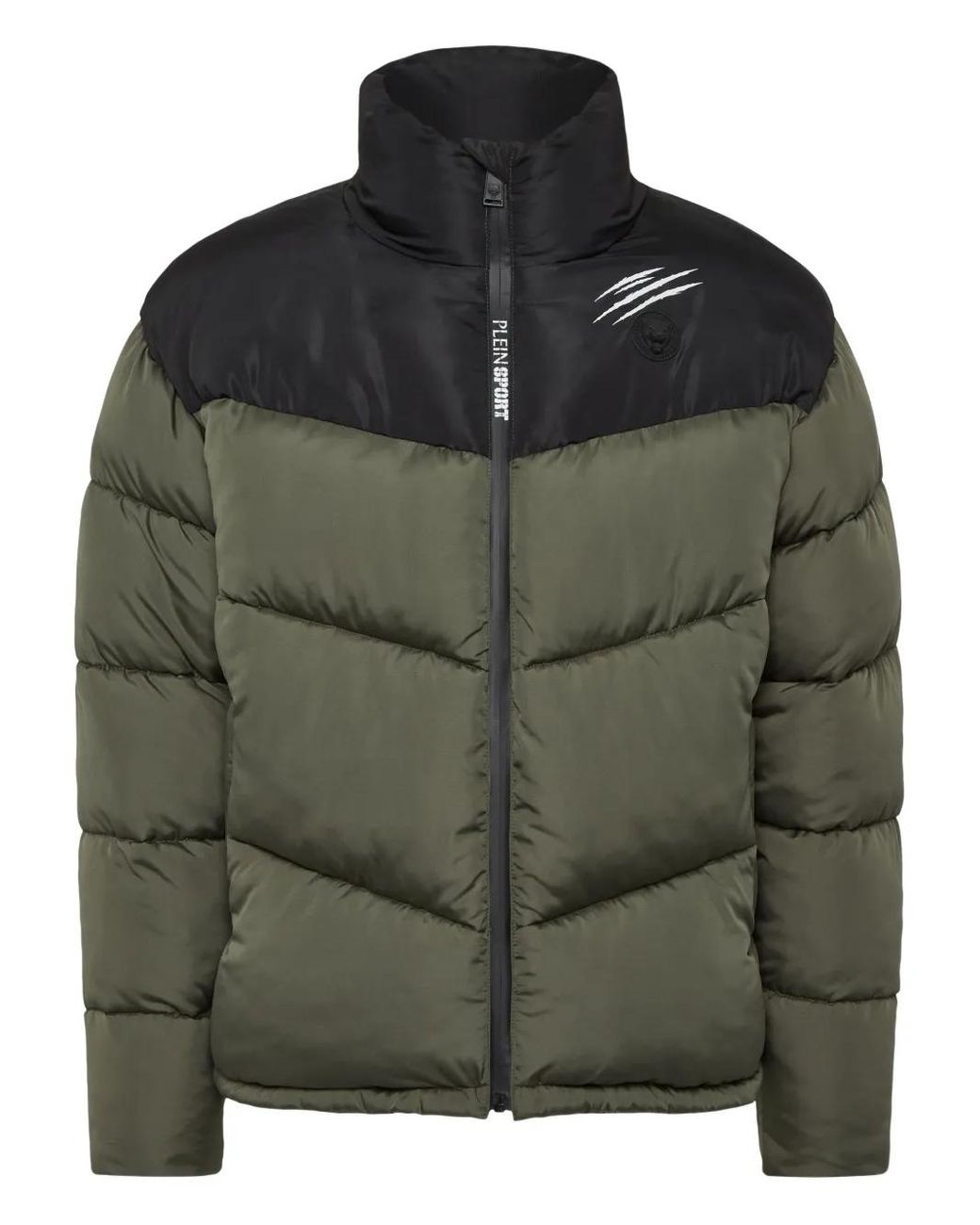 Philipp Plein Green Puffer Jacket for men