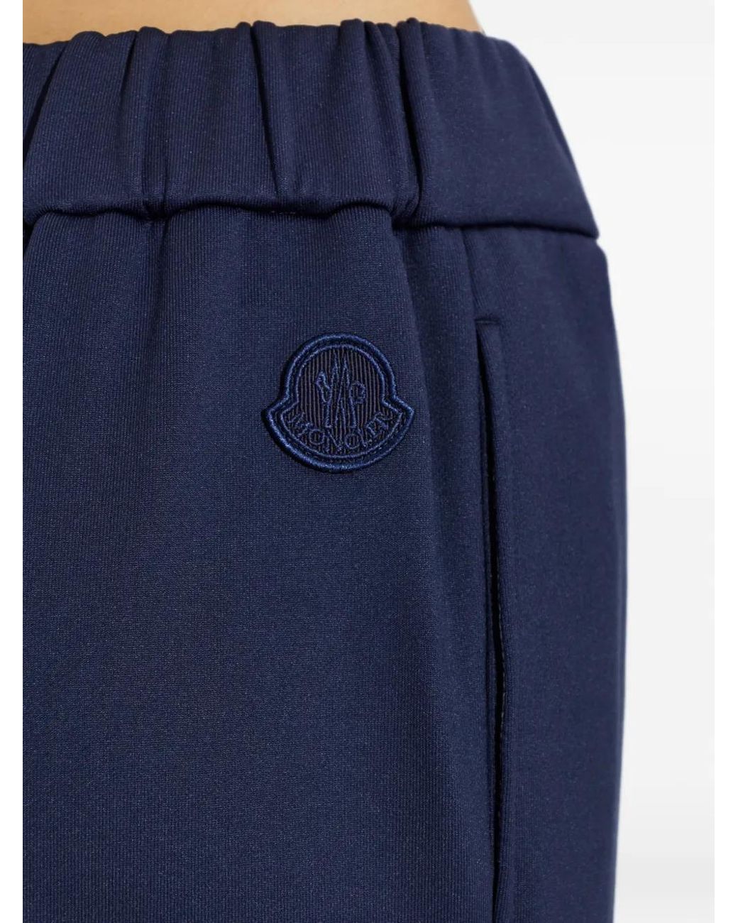 Moncler Blue Technical Fleece Trousers