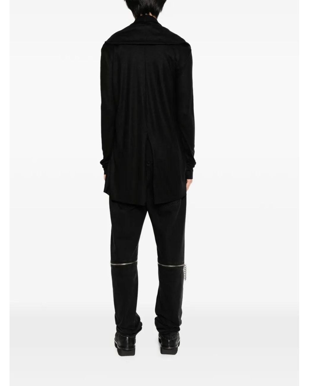 Julius Black Veiled Cardigan for men