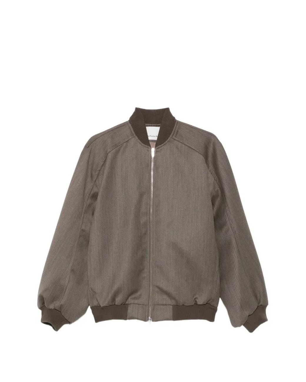 Frankie Shop Brown Elinor Bomber Jacket