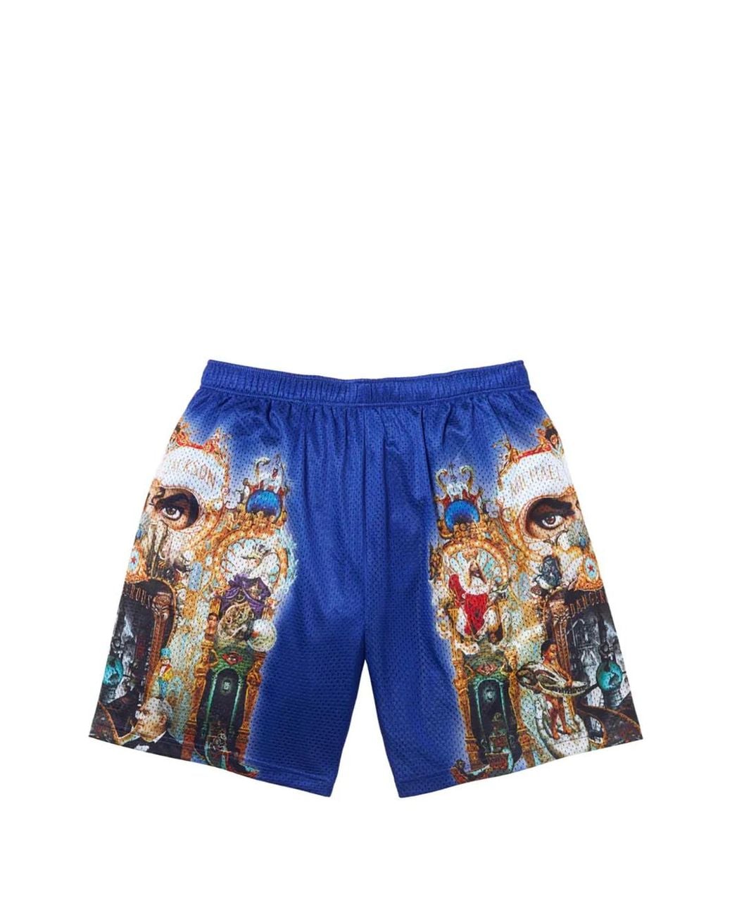 Supreme X Michael Jackson Dangerous Mesh Short in Blue for Men