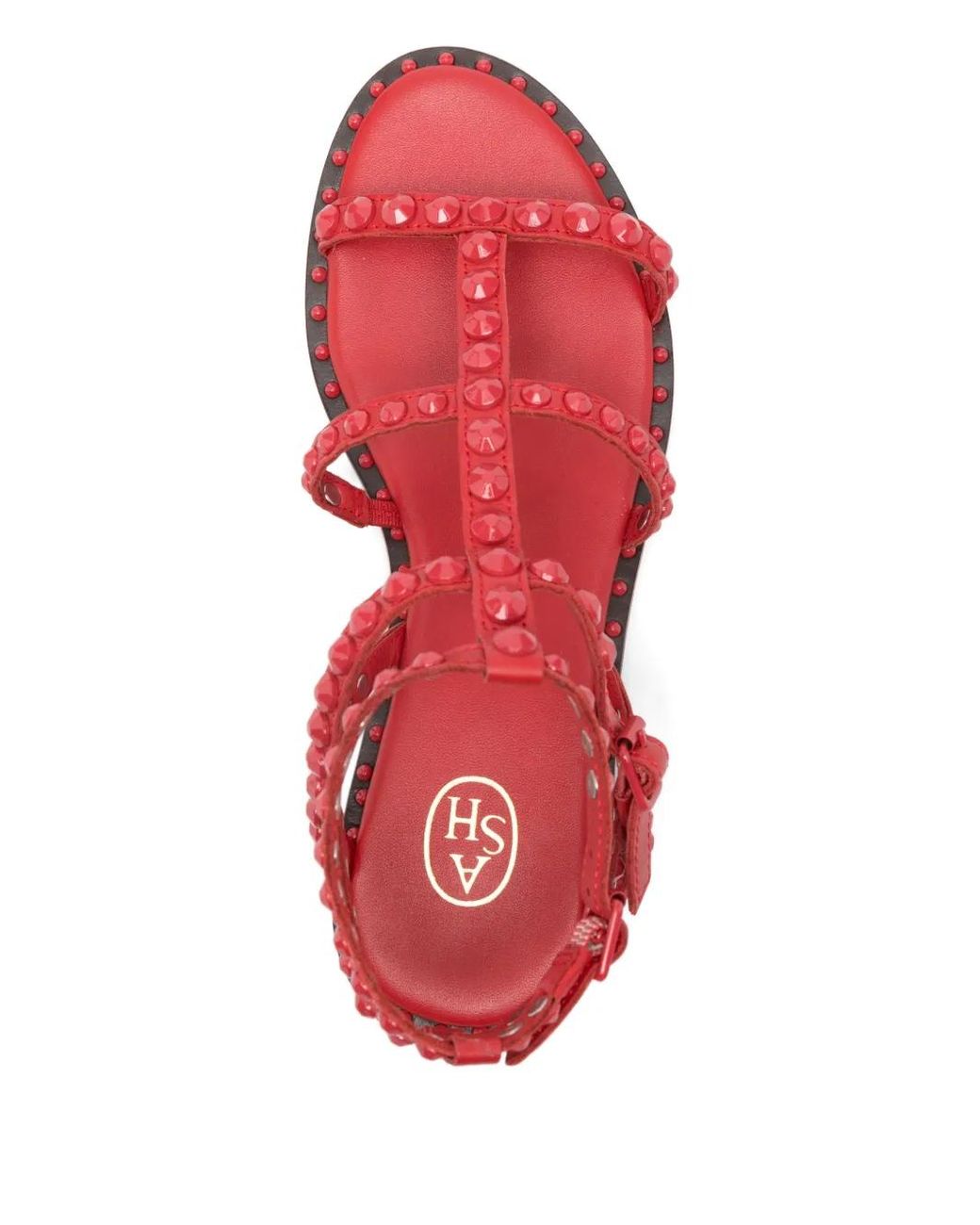 Ash Red Precious Studded Sandals