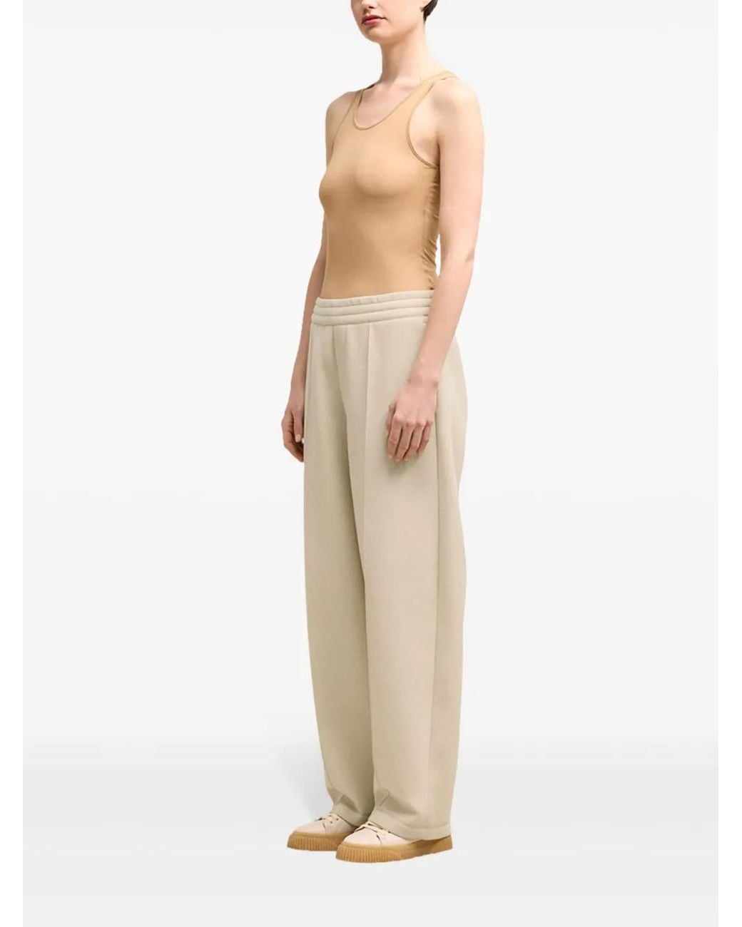 AMI Natural Off- Ami Pleated Lounge Pants