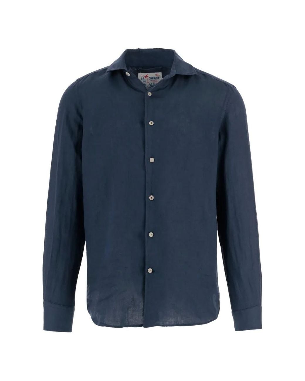 Mc2 Saint Barth Blue Pamplona Buttoned Shirt for men