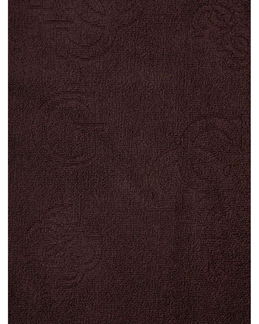 Guess Purple Serviette De Plage À Logo