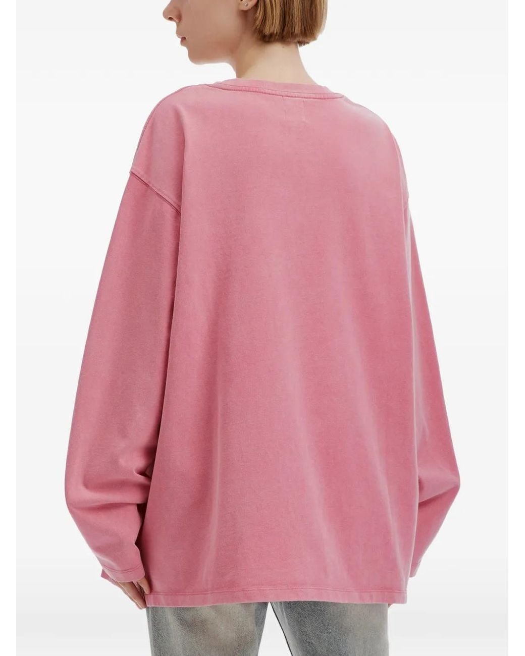B+ AB Pink Cat-Print Long-Sleeve T-Shirt
