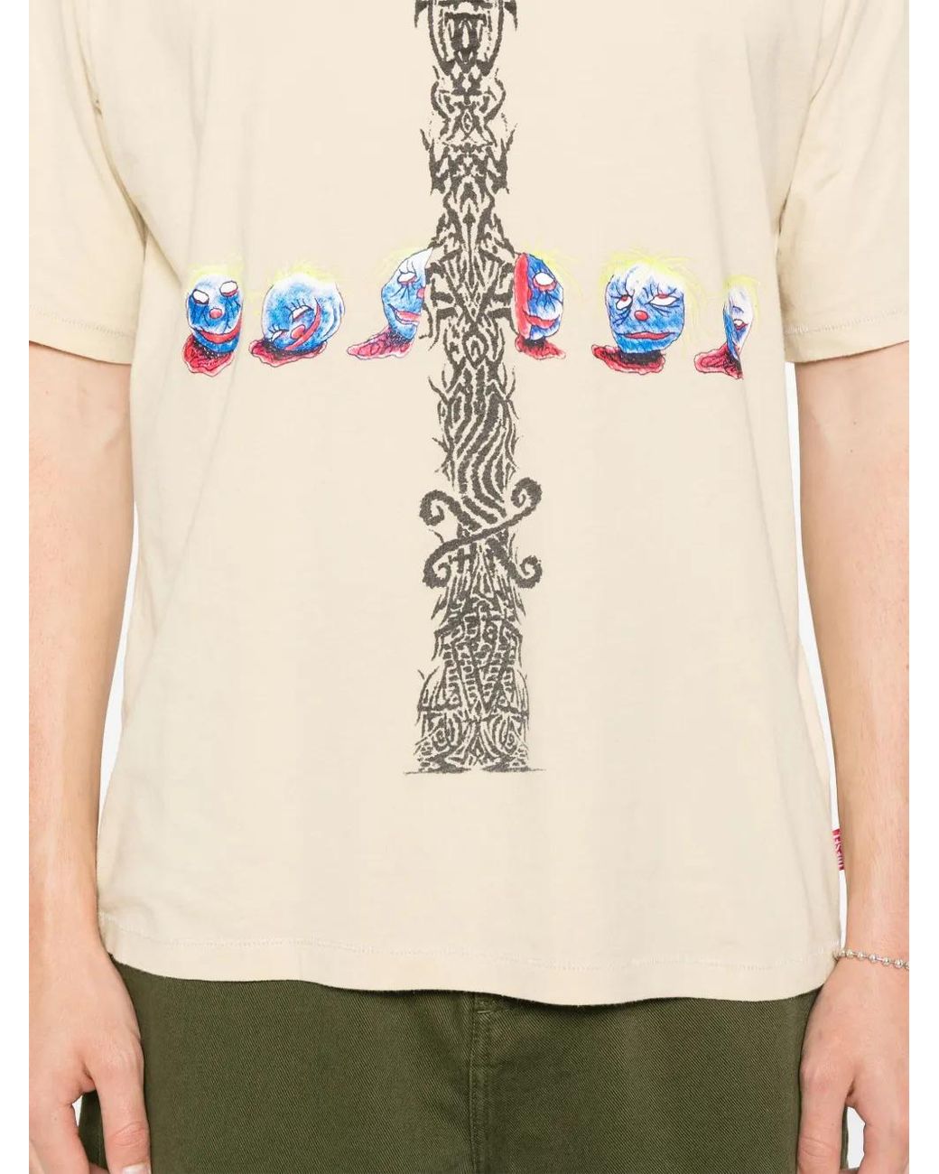 DIESEL Natural T-Shirts And Polos for men