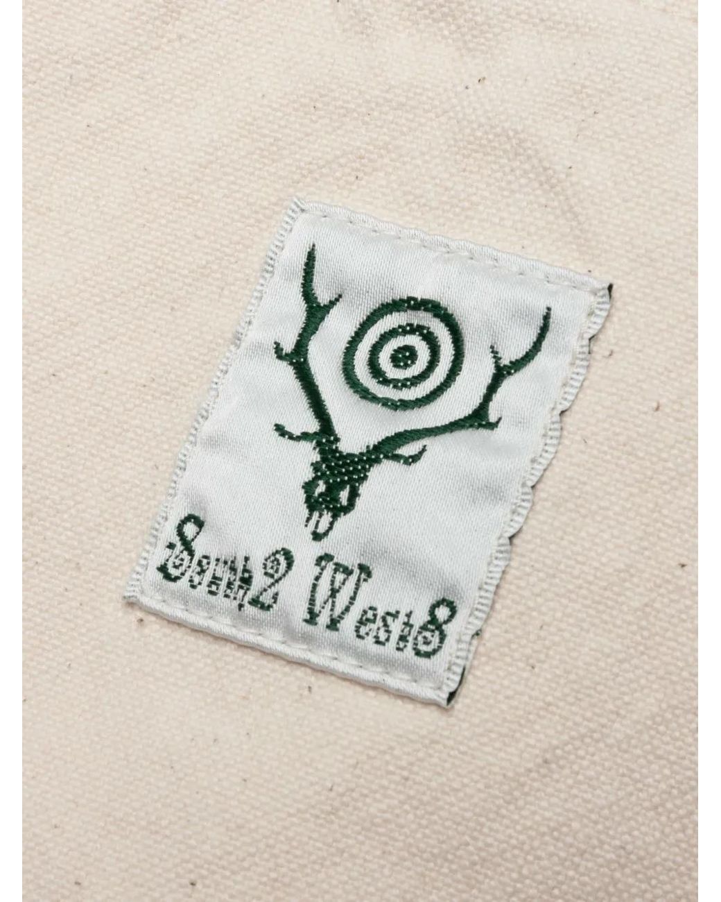 South2 West8 Natural Patch-Pocket Shirt Jacket for men