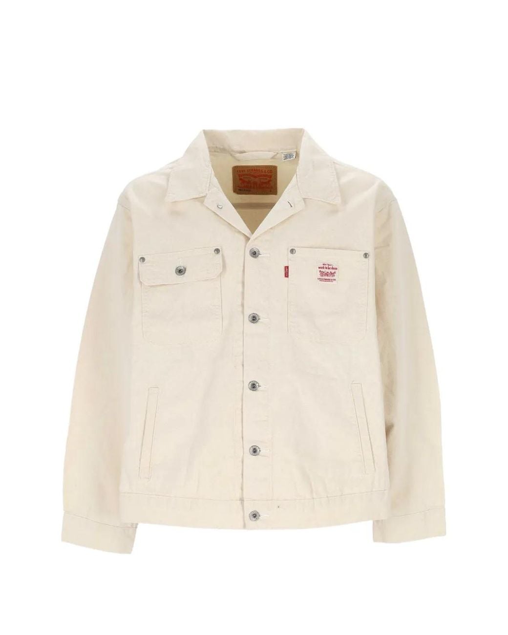 Levi's Natural Buttoned Pocket Jacket for men