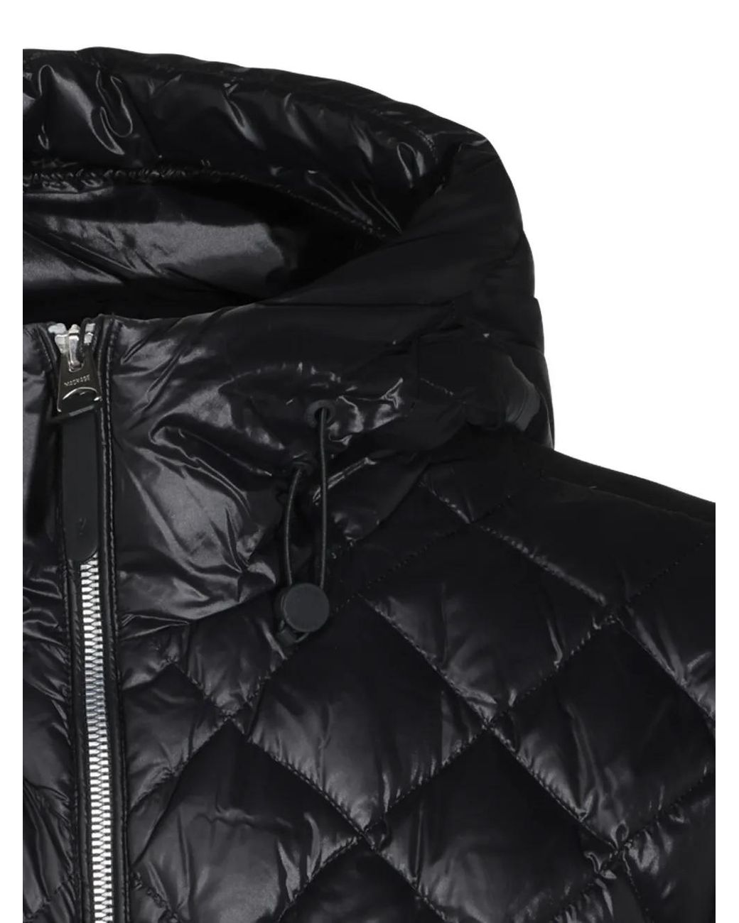 Mackage Black Fletcher Quilted Hooded Jacket for men