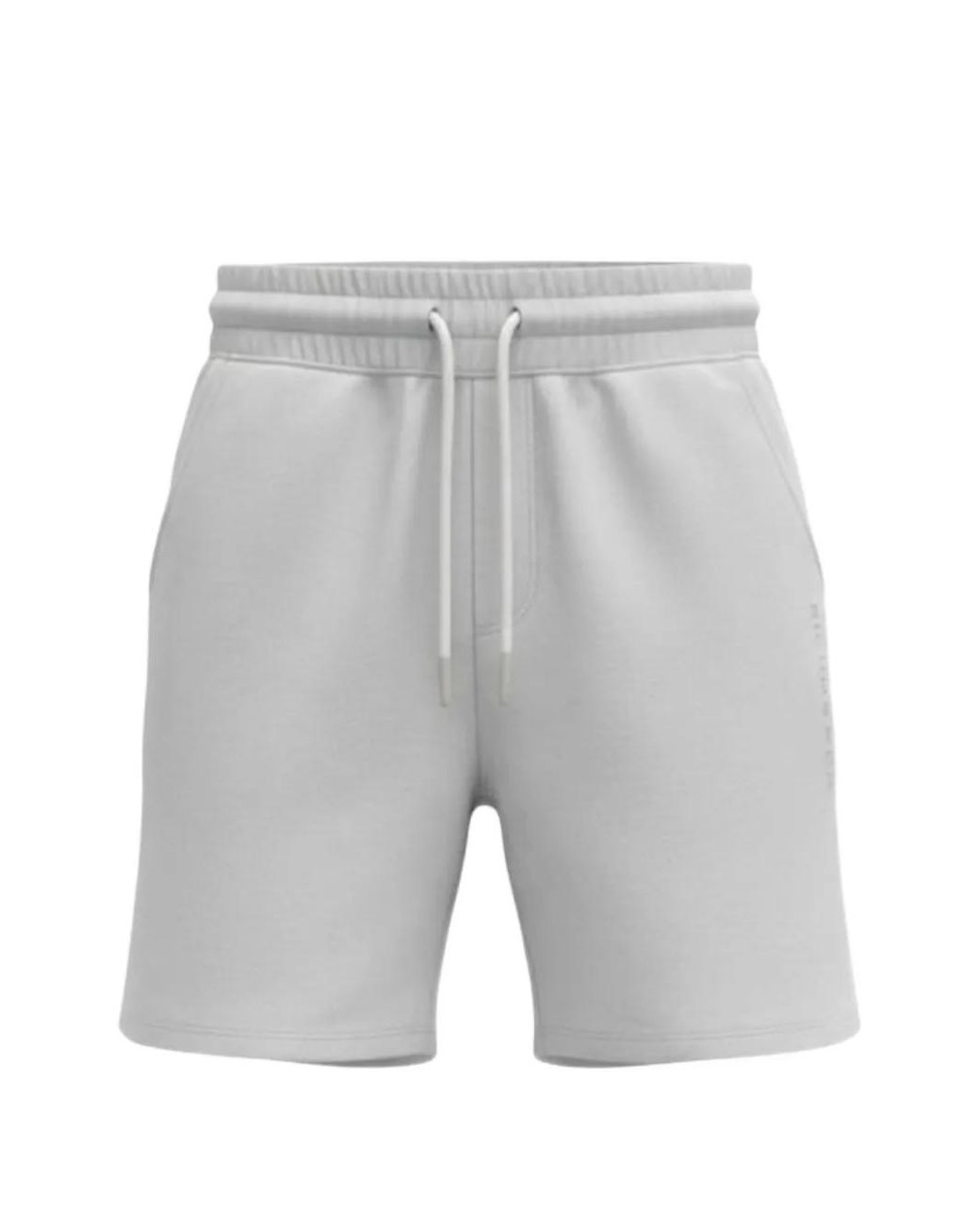 John Richmond Gray Drawstring Logo-Print Shorts for men