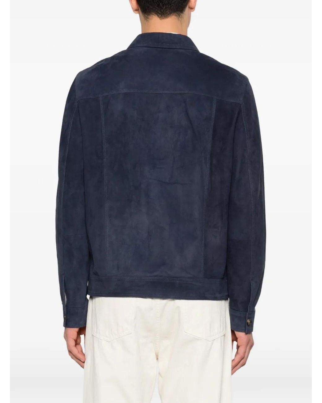 Eleventy Blue Buttoned Jacket for men