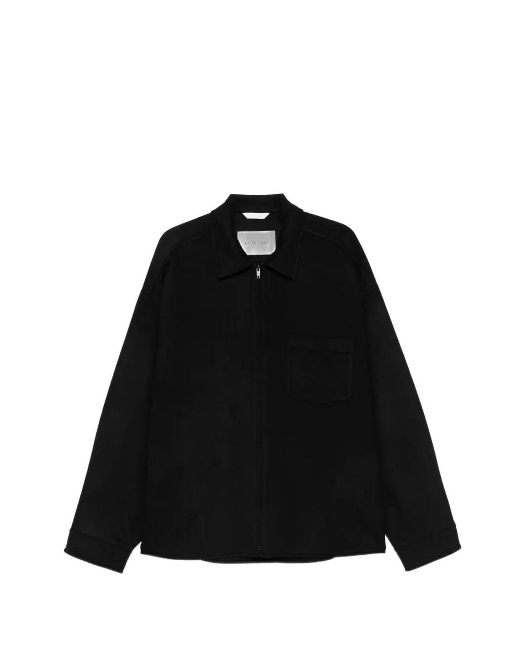 Balenciaga Black Shirt Jacket for men