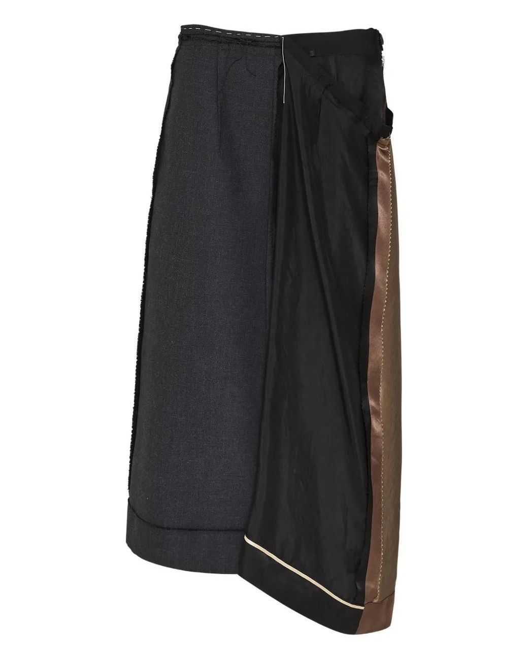 Maison Margiela Black Midi Skirt