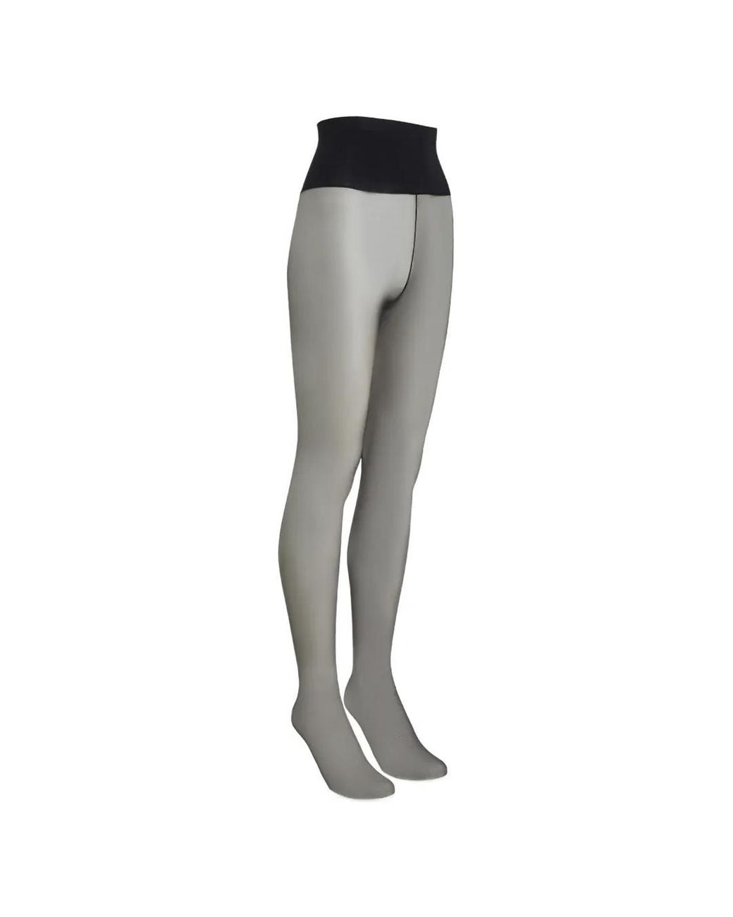Karl Lagerfeld White Signature Logo-Print Tights