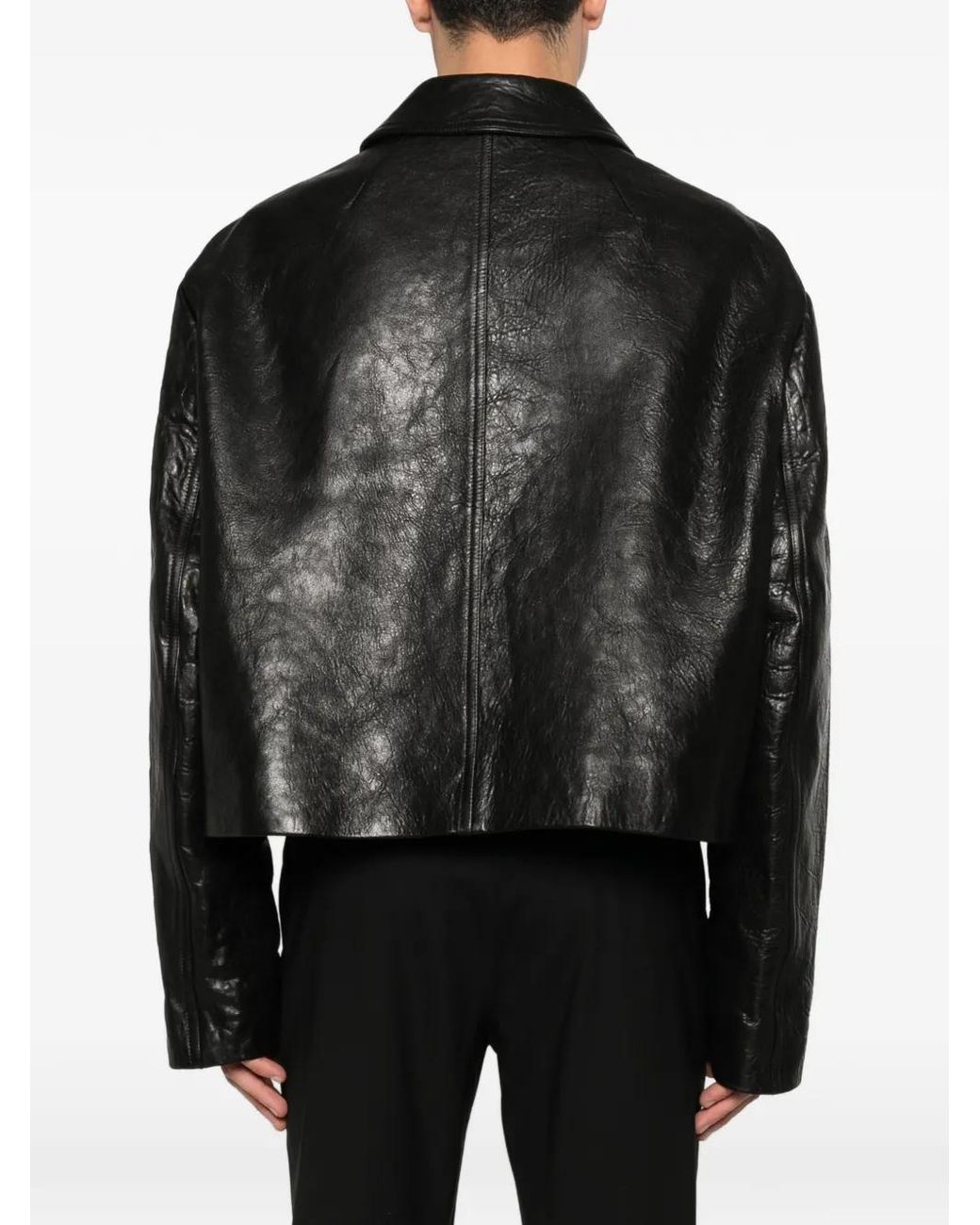 Rick Owens Black Heizer Mac Jacket for men