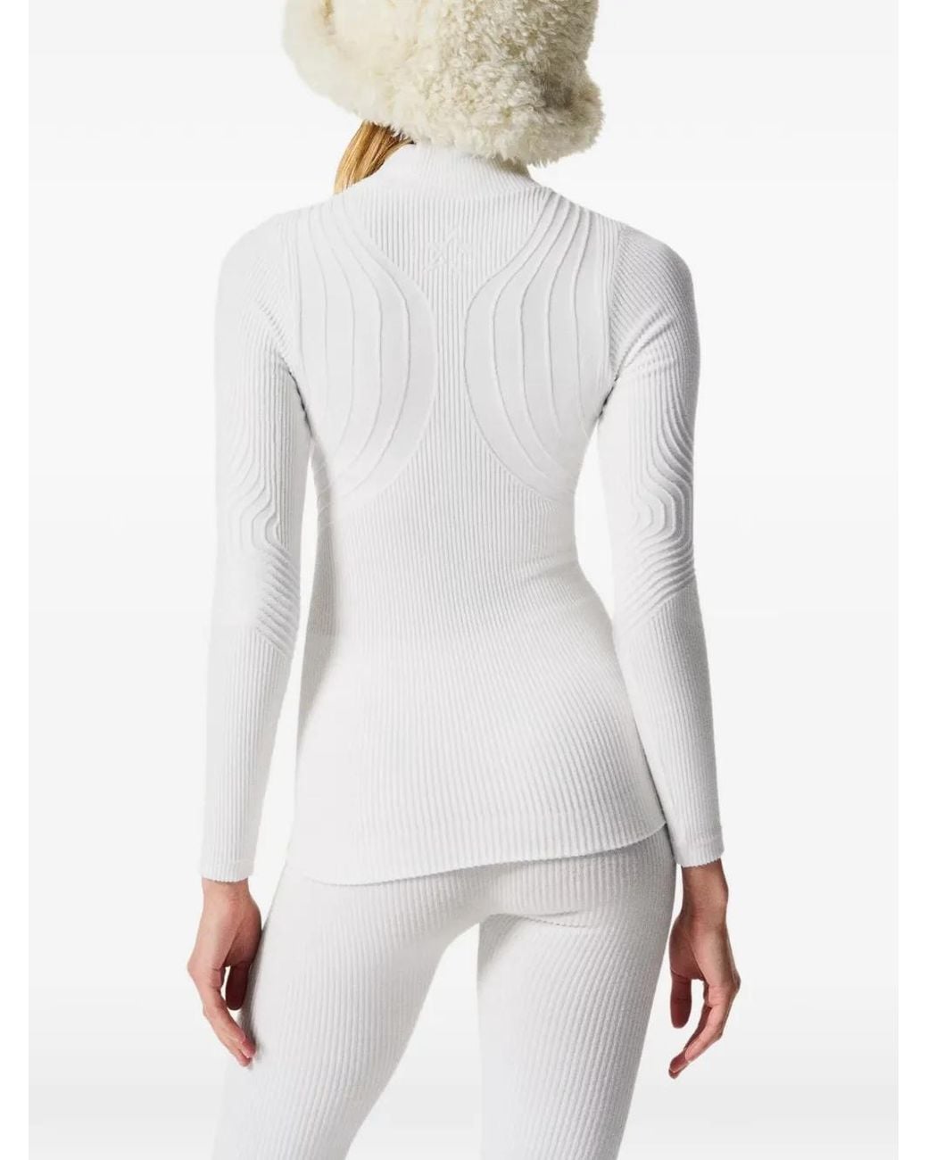 Perfect Moment White Chalet Base Layer Top