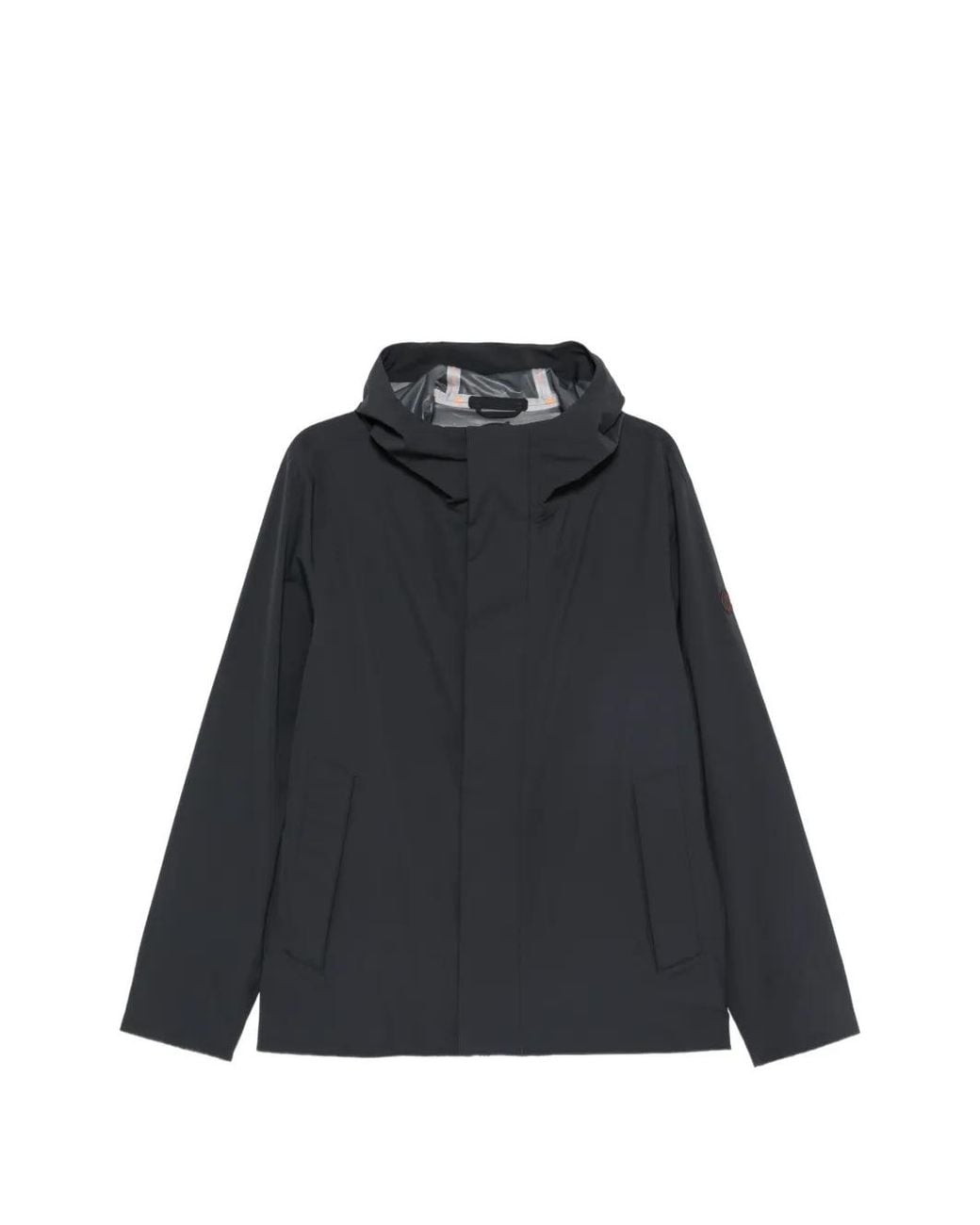 Save The Duck Black Viktor Hooded Coat for men