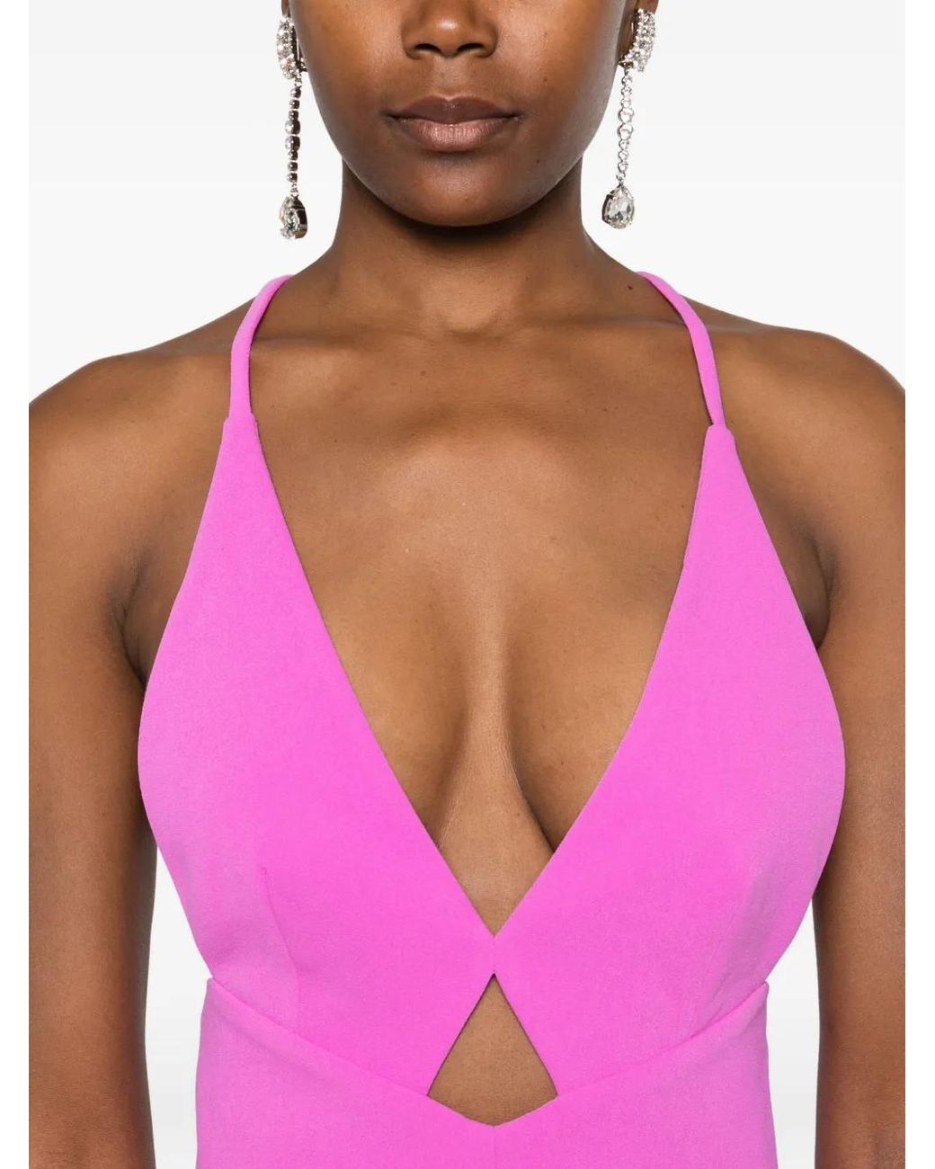 Solace London Pink The Milly Maxi Dress