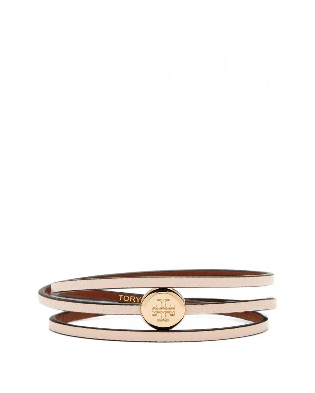 Tory Burch White Icon Multi-Strand Bracelet