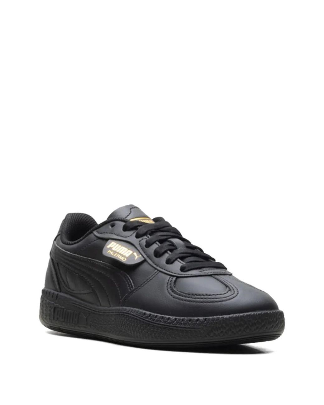 PUMA Black Palermo Moda Leather Sneakers