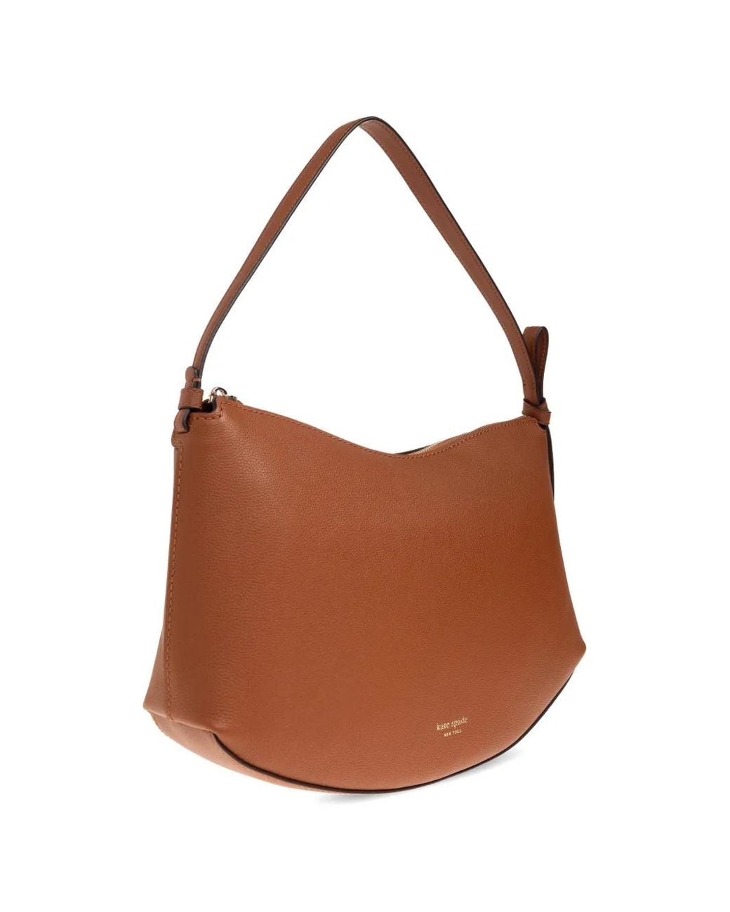 Kate Spade Brown Textured Leather Tote Bag