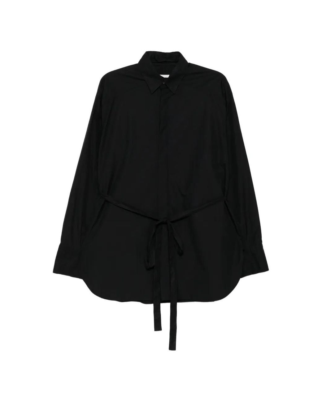Setchu Black Cotton Shirt