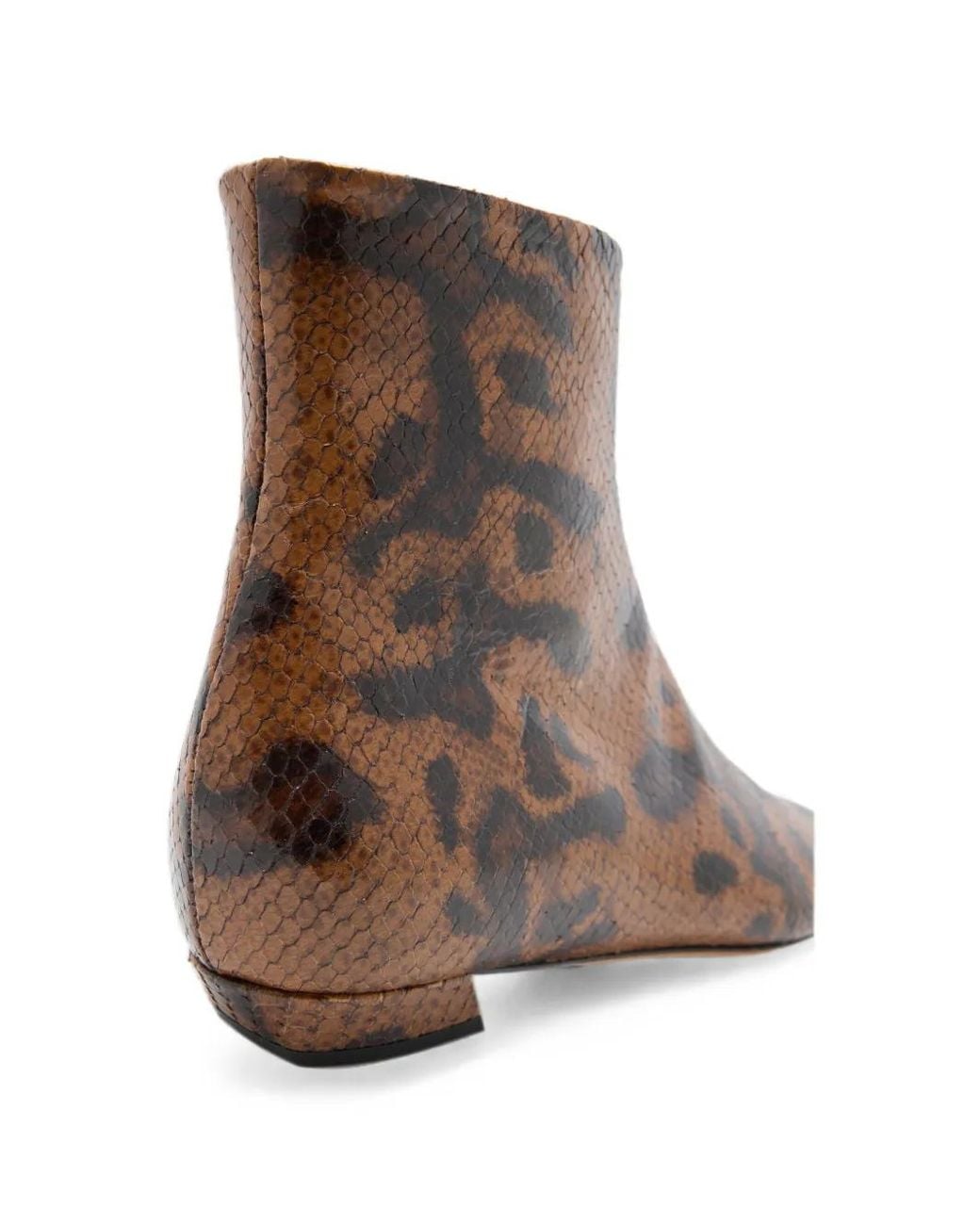 Proenza Schouler Brown Trap Flat Ankle Boots