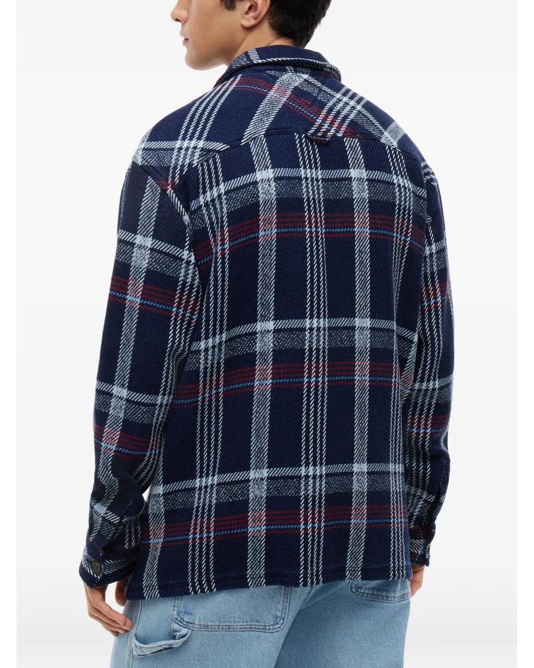 Tommy Hilfiger Blue Chemise À Carreaux for men