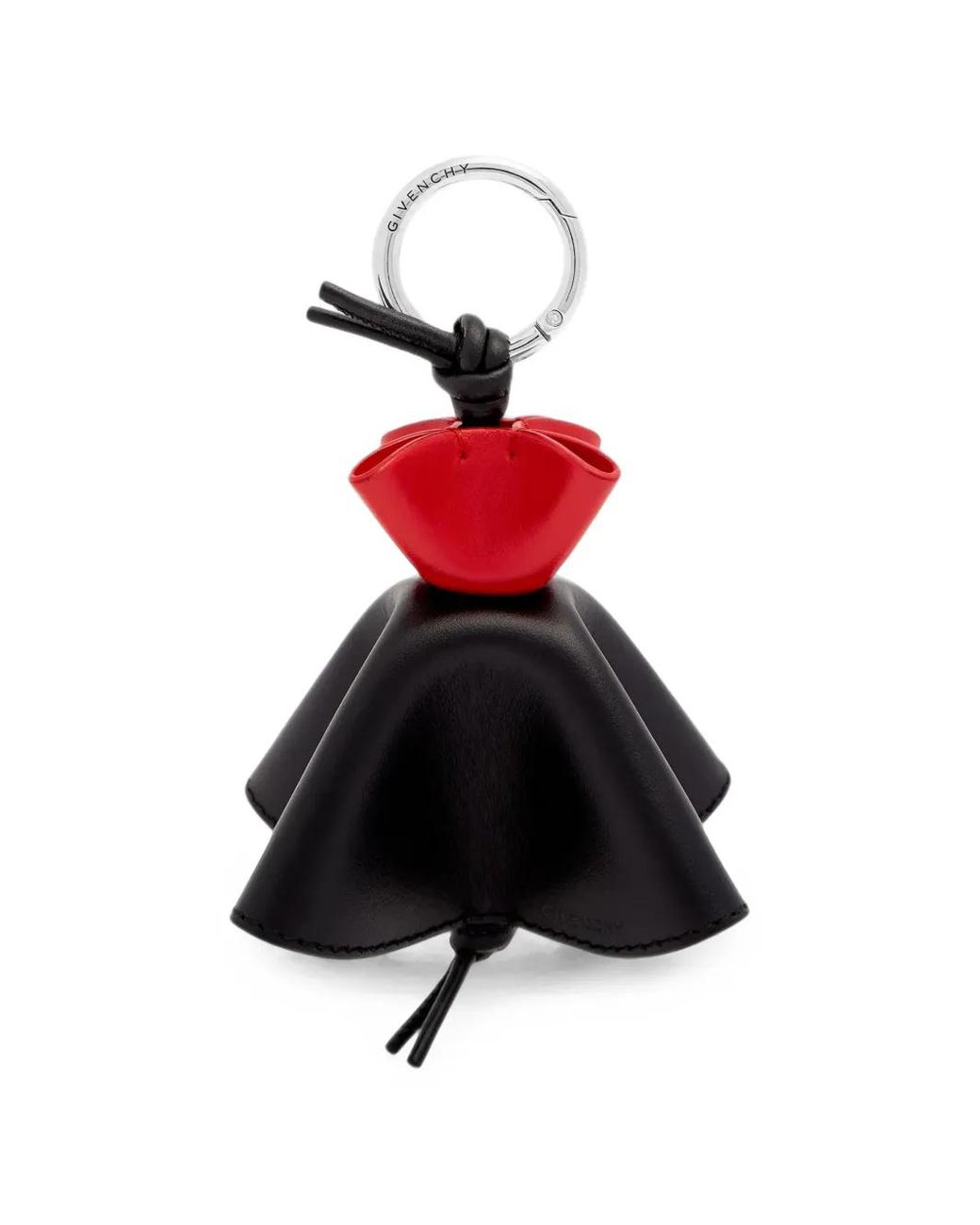 Givenchy Red Leather Keyring