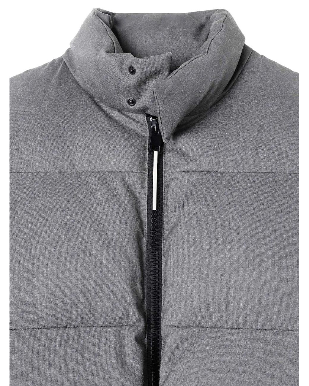 Sunnei Gray Puffy Bomber Jacket