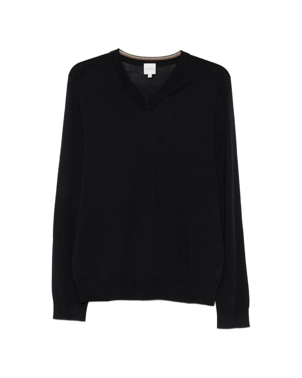 Paul Smith Black Pull En Laine Mérinos À Col V for men