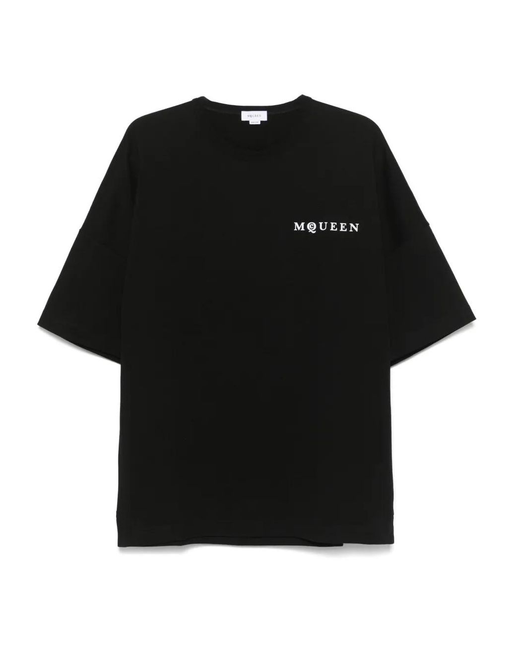 McQueen Oversized T-Shirt in het Black voor heren