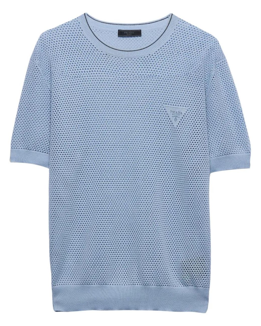 Tシャツ・カットソー Prada Layered Design Top With Contrasting Cuffs Prada Layered Design Top With Contrasting Cuffs T-Shirt
