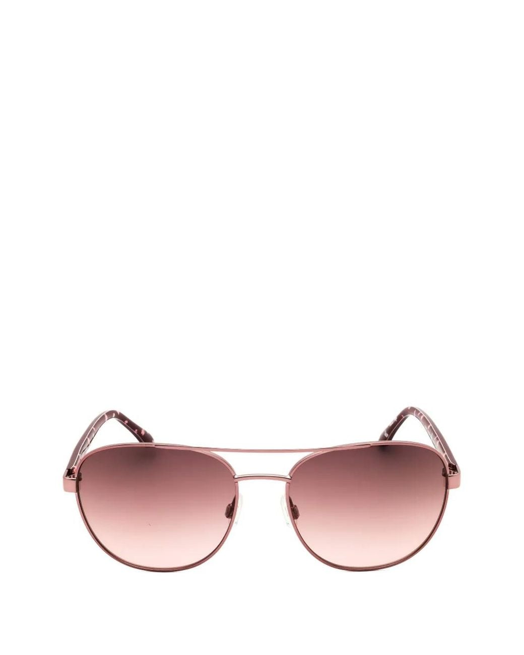 Draper James Pink Pilot-Frame Sunglasses