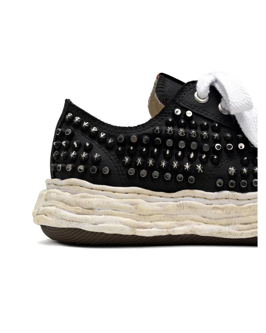 Maison Mihara Yasuhiro Black Peterson 23 Studded Sneakers