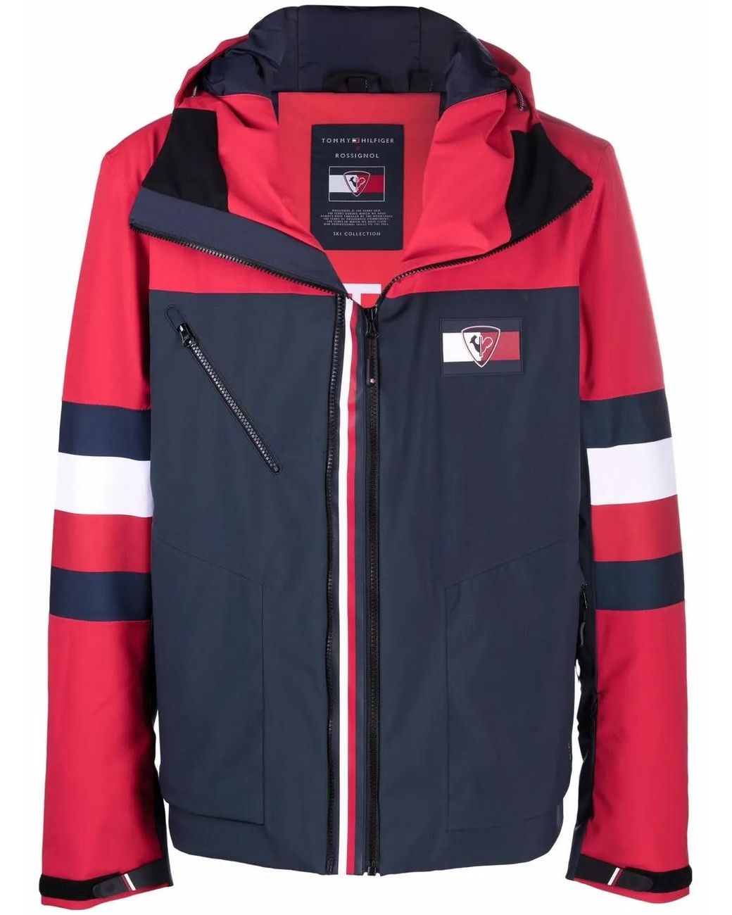 Rossignol Red Logo Striped Jacket for men
