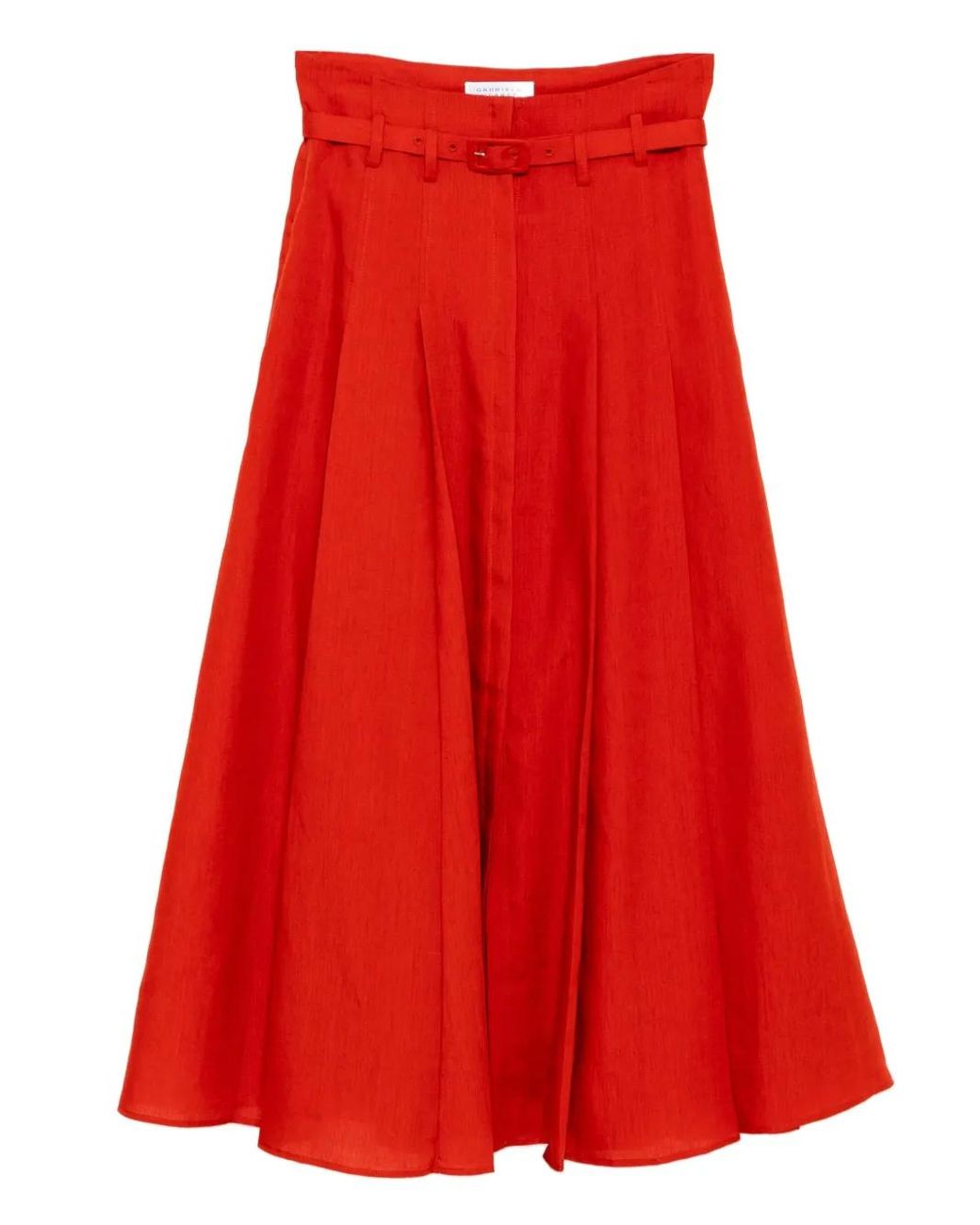 Gabriela Hearst Red Dugald Skirt