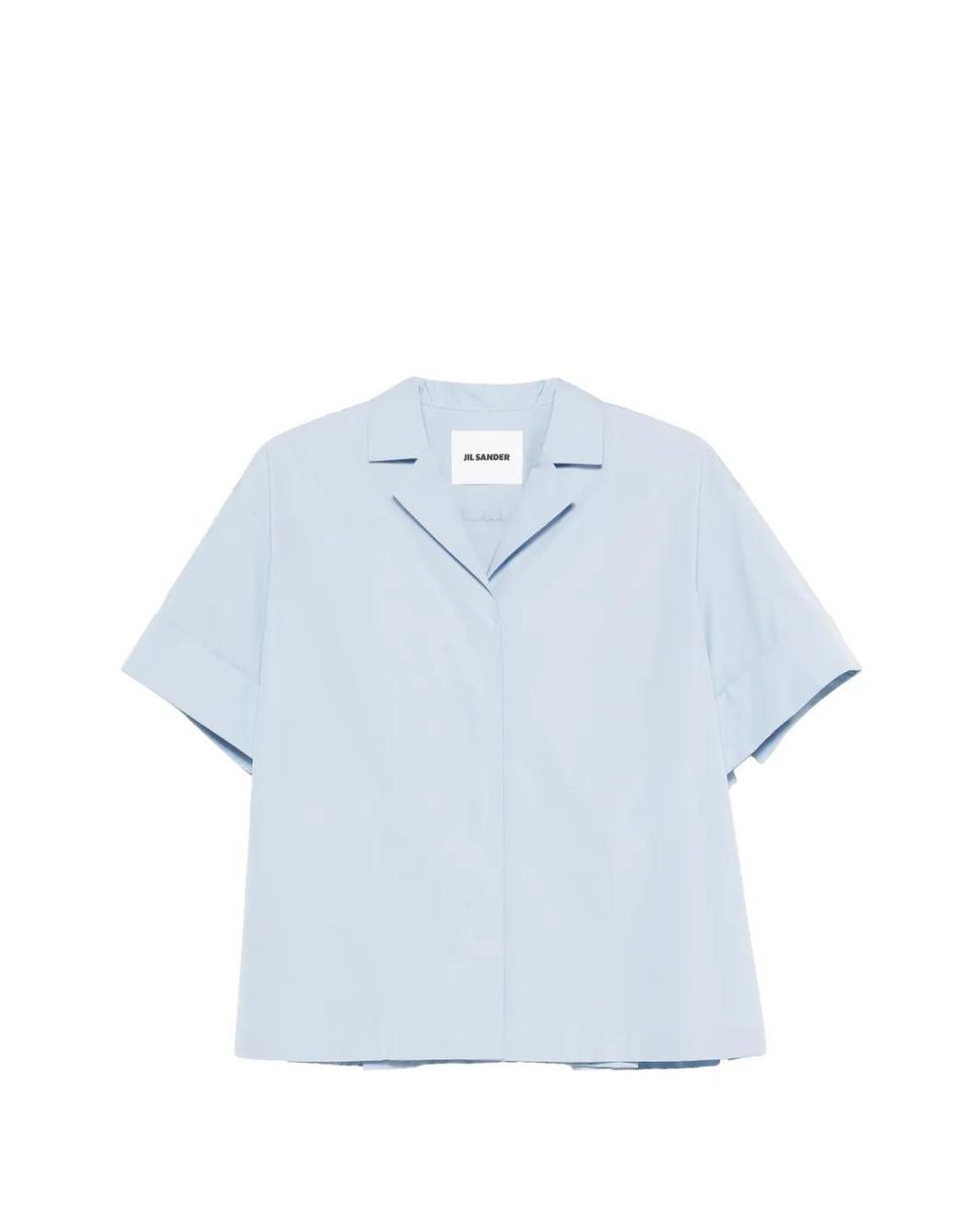 Jil Sander Blue Short-Sleeve Shirt