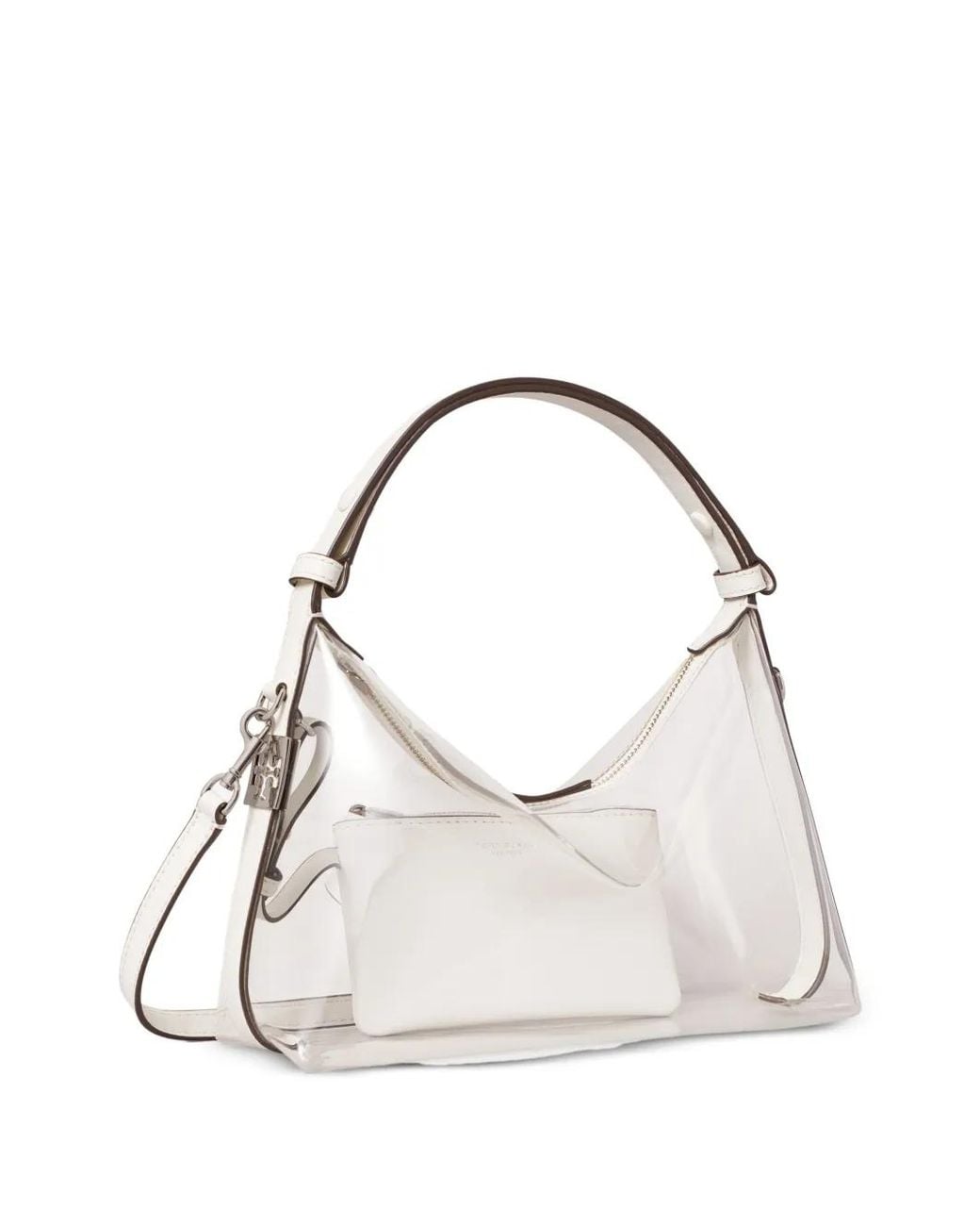 Tory Burch Natural Mellow Clear Shoulder Bag