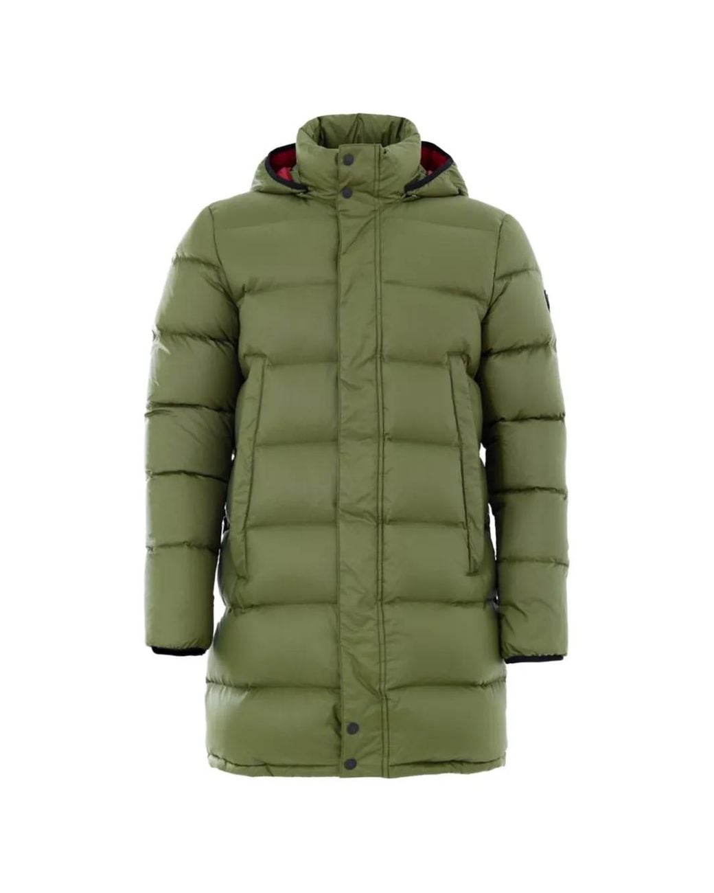 Moose Knuckles Green Padded Hooded Jacket for men