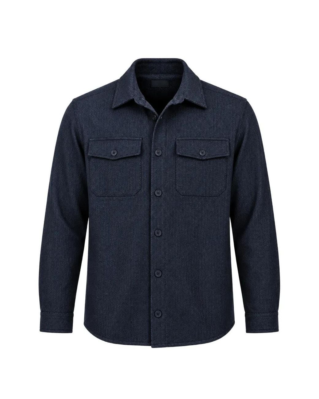 Cala 1789 Blue Gauthier Castro Shirt Jacket for men